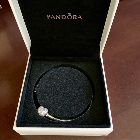 Pandora Heart Pave Bracelet!❤️. - Picture 3 of 6